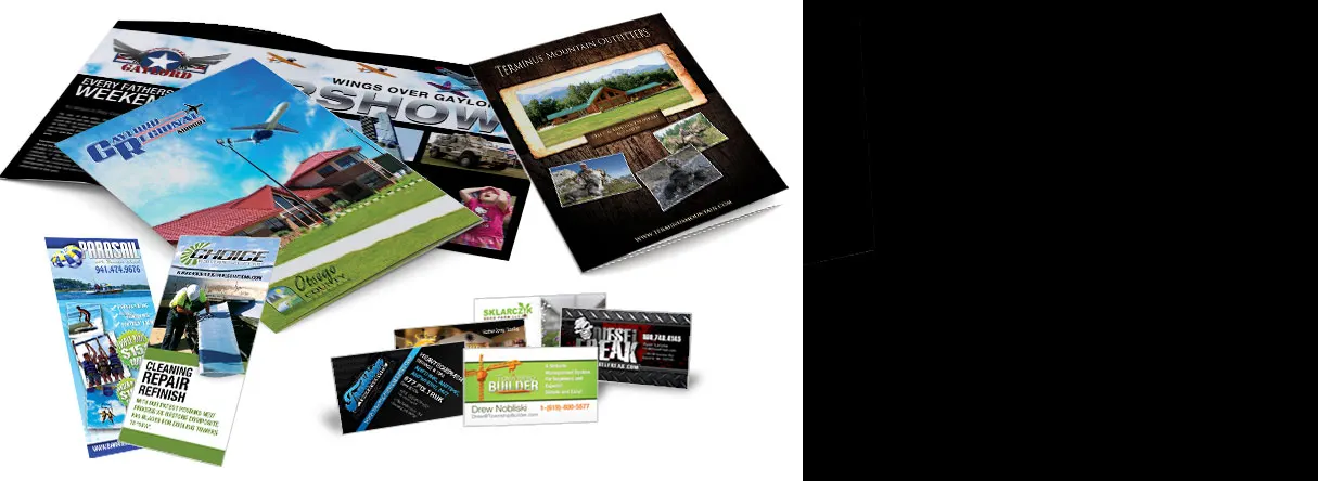 Printing Brochures, Business Cards, Posters, Banners, Signs, Gaylord MI